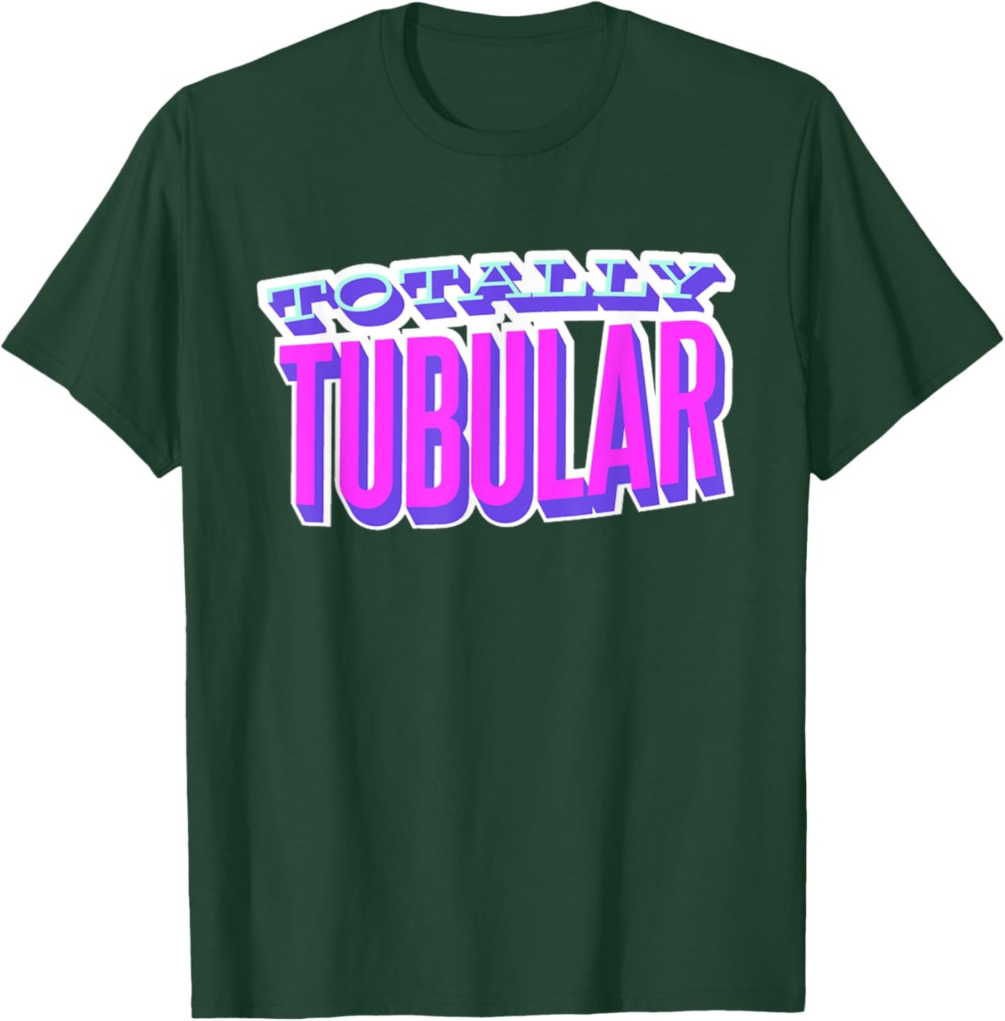 Totally Tubular, I Love The 80's T-Shirt - T-Shirt | Forest