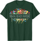 Retro Vintage Wildflower Mental Health Matters Awareness T-Shirt - T-Shirt | Forest