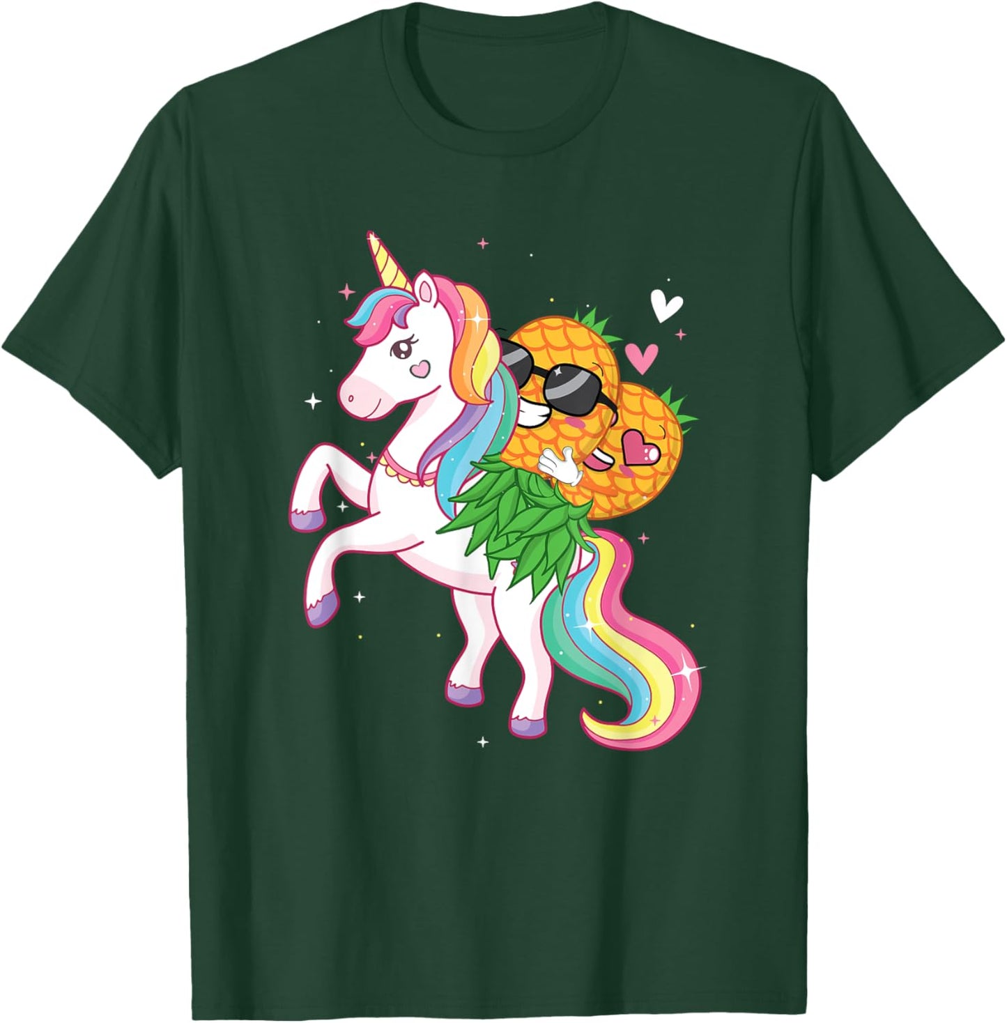 Pineapple Swinger Unicorn - Swinging Lifestyle Polyamory T-Shirt - T-Shirt | Forest