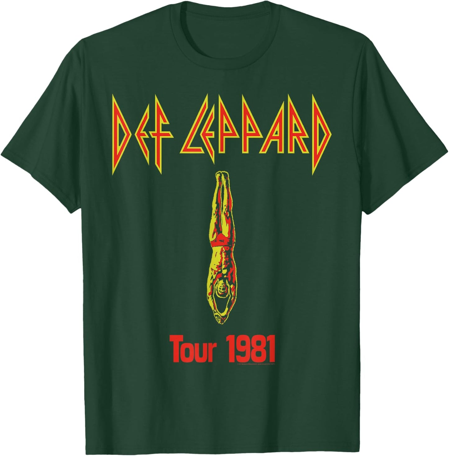 Def Leppard - Dive T-Shirt - T-Shirt | Forest