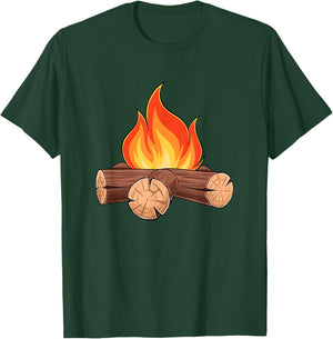 Fire S'mores Costume Group Camping T-Shirt - T-Shirt | Forest