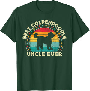 Goldendoodle Uncle Doodle Dog Uncle Father's Day Men T-Shirt - T-Shirt | Forest