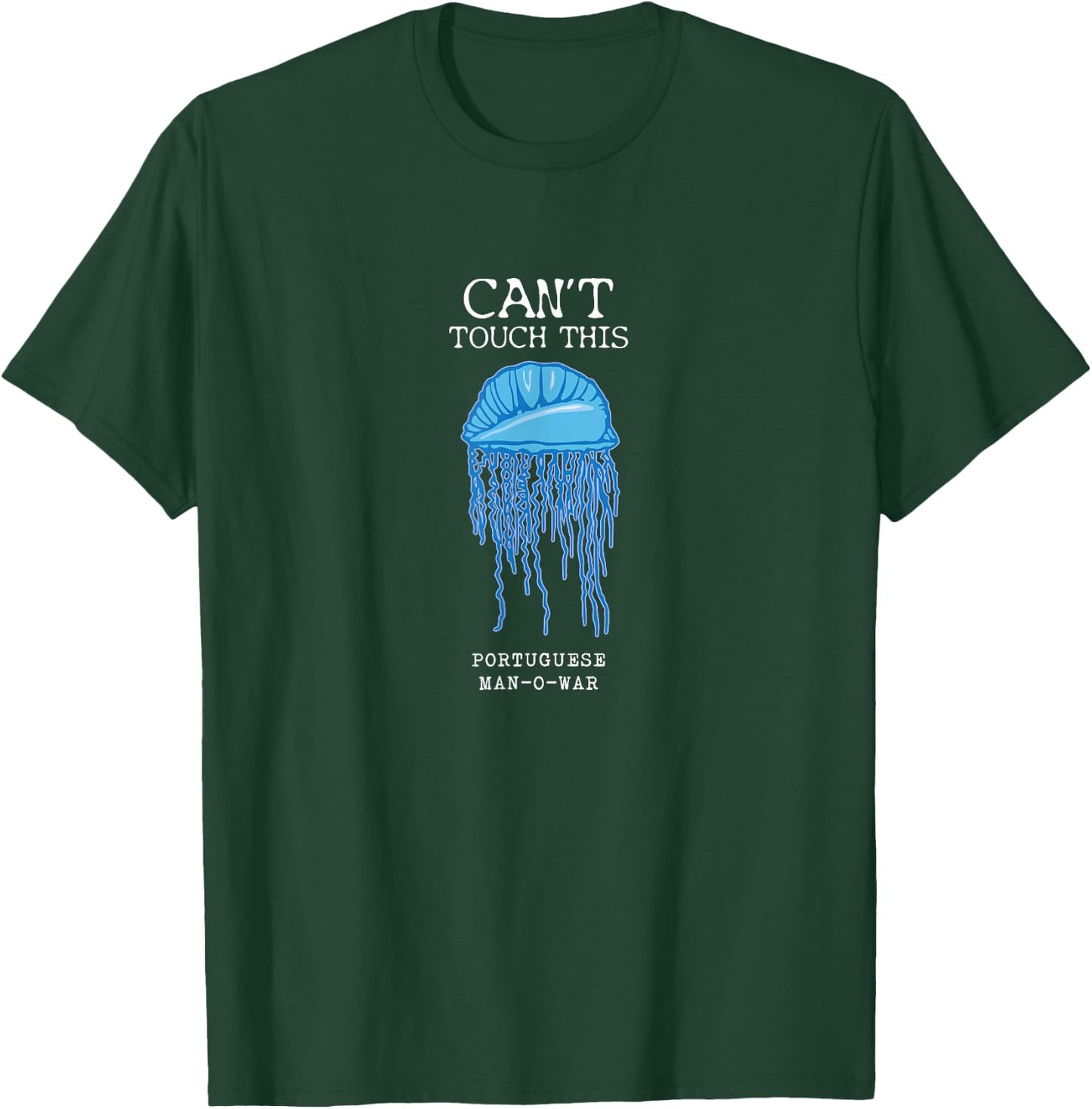 Portuguese Man O' War Jellyfish Atlantic Pacific Florida T-Shirt - T-Shirt | Forest