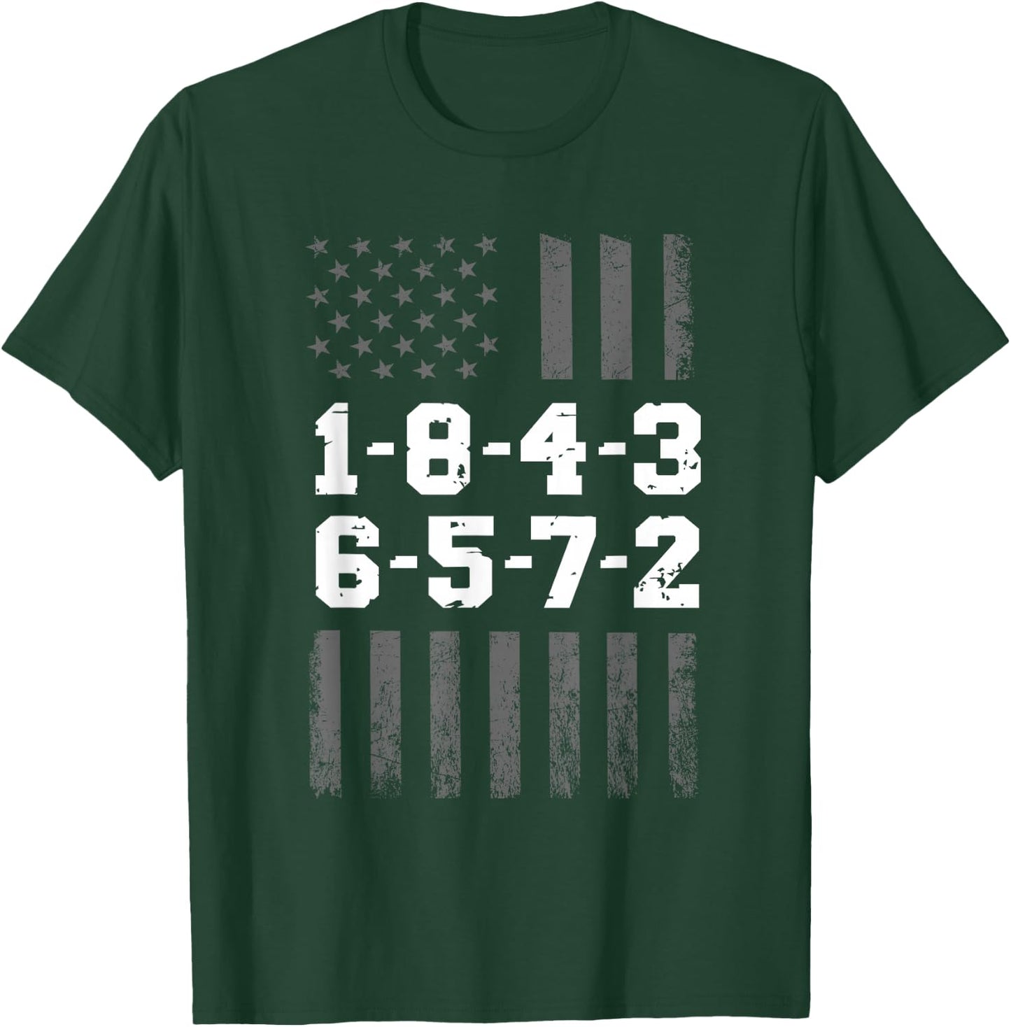 18436572 Engine Firing Order V8 Small Block Mechanic T-Shirt - T-Shirt | Forest