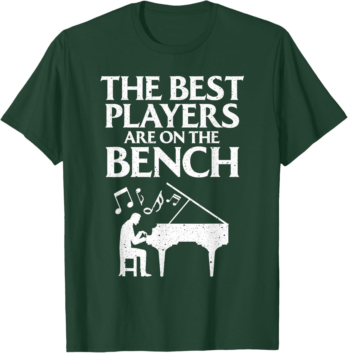 Funny Piano Art Women Kids Keyboard Piano Players T-Shirt - T-Shirt | Forest
