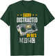Easily Distracted By 80's Music Eighties 1980 80s Party T-Shirt - T-Shirt | Forest
