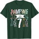 7th Birthday Jumping Into 7 Years T-Shirt - T-Shirt | Forest