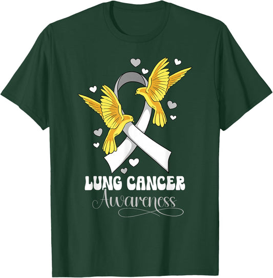 Lung Cancer Awareness T-Shirt - T-Shirt | Forest