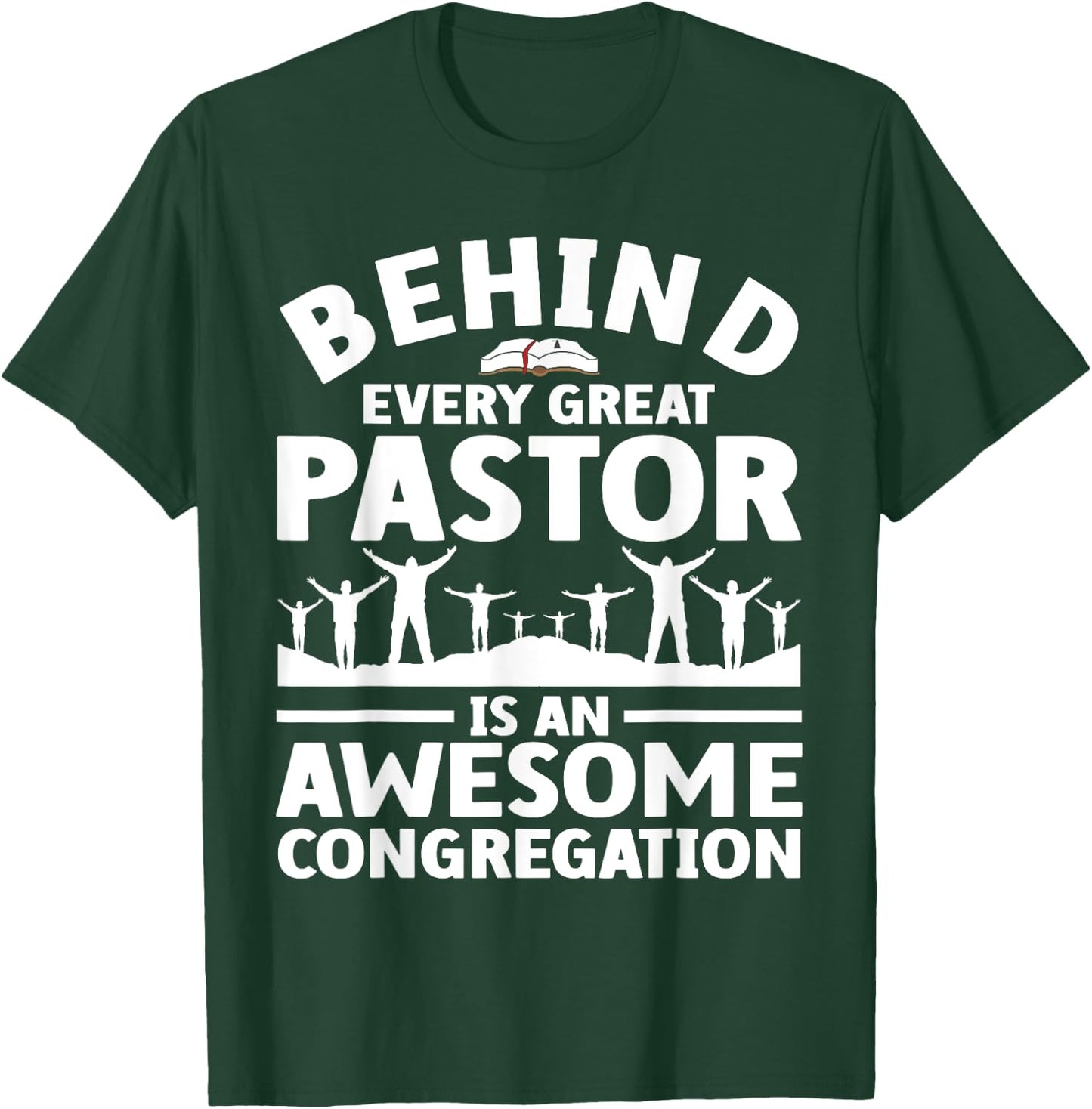 Funny Pastor Appreciation Art Women Christian Priest T-Shirt - T-Shirt | Forest