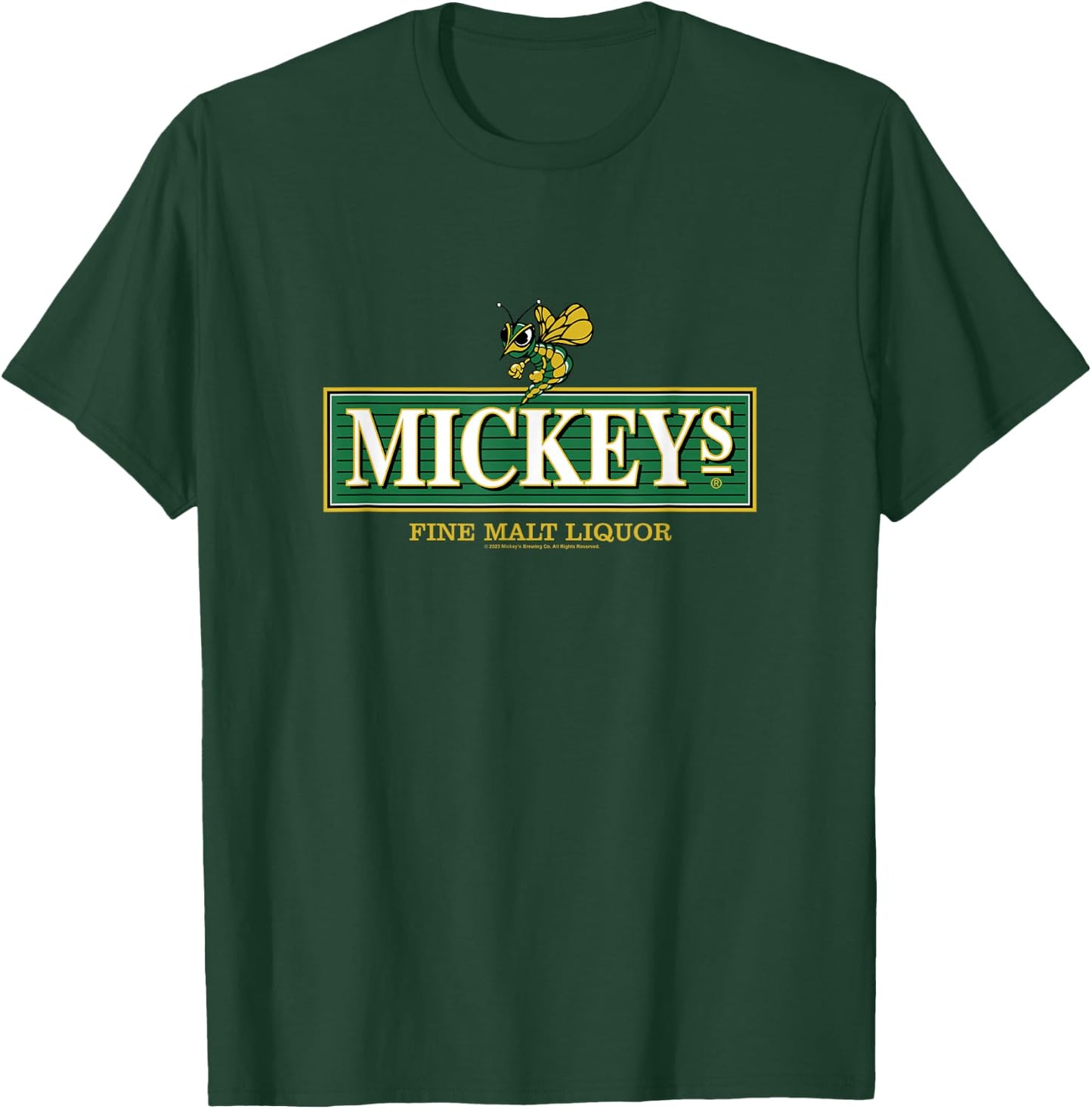 Coors Brewing Company Mickey's Fine Malt Liquor Classic Logo T-Shirt - T-Shirt | Forest