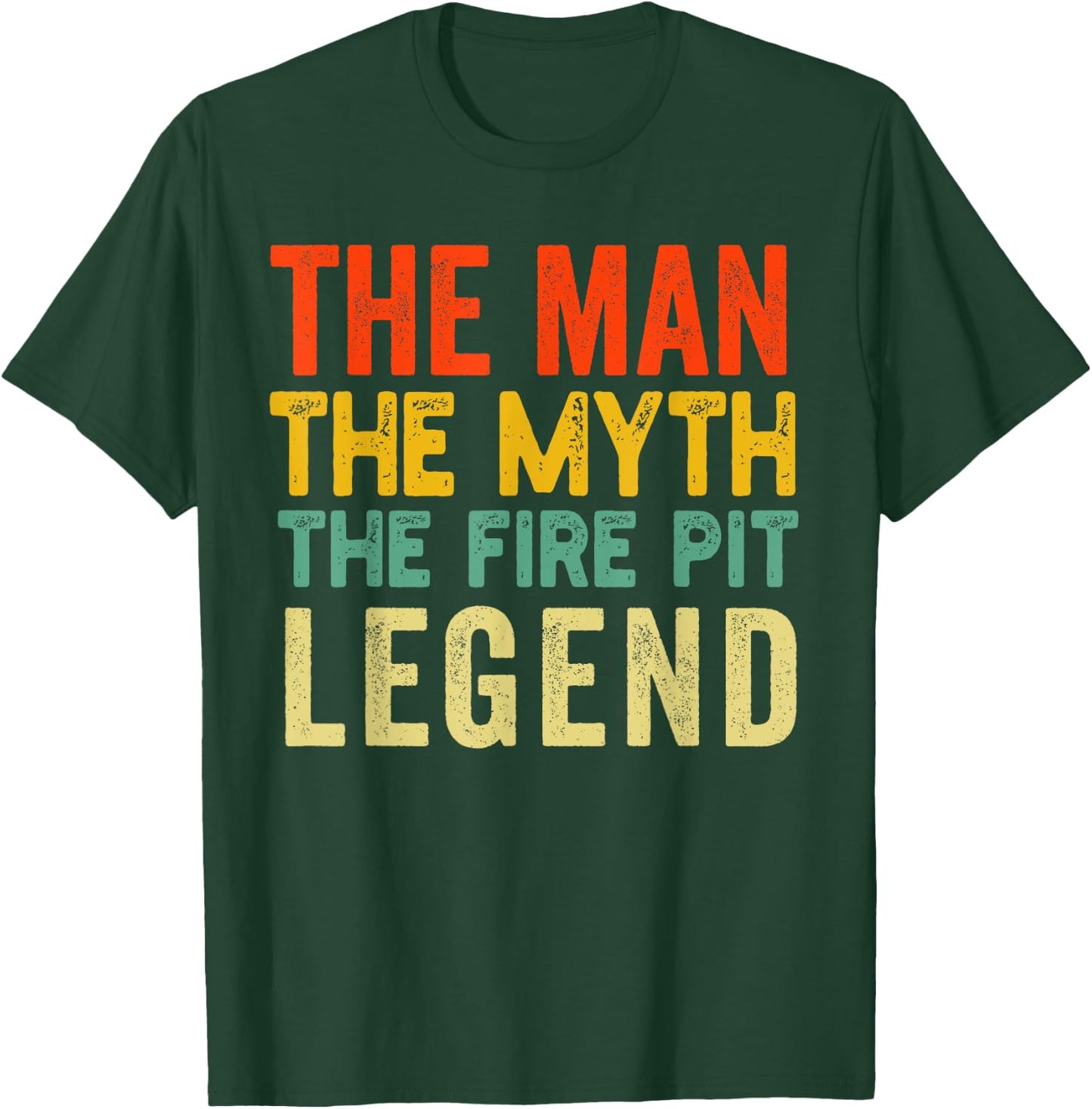 Fire Pit Bonfire Campfire Lover Men Camping Lover T-Shirt - T-Shirt | Forest