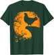 Funny Chicken Halloween Moon Silhouette Spooky Chicken Lover T-Shirt - T-Shirt | Forest