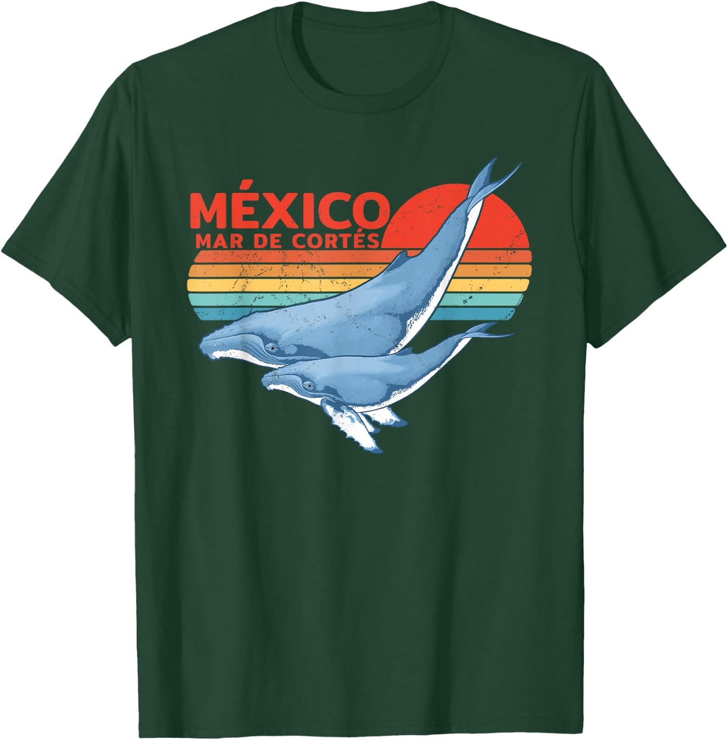 Humpback Whale Sea of Cortez Mexico T-Shirt - T-Shirt | Forest