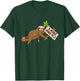 5 More Mins Plz - Sleeping Sloth Wildlife Animal Lover T-Shirt - T-Shirt | Forest