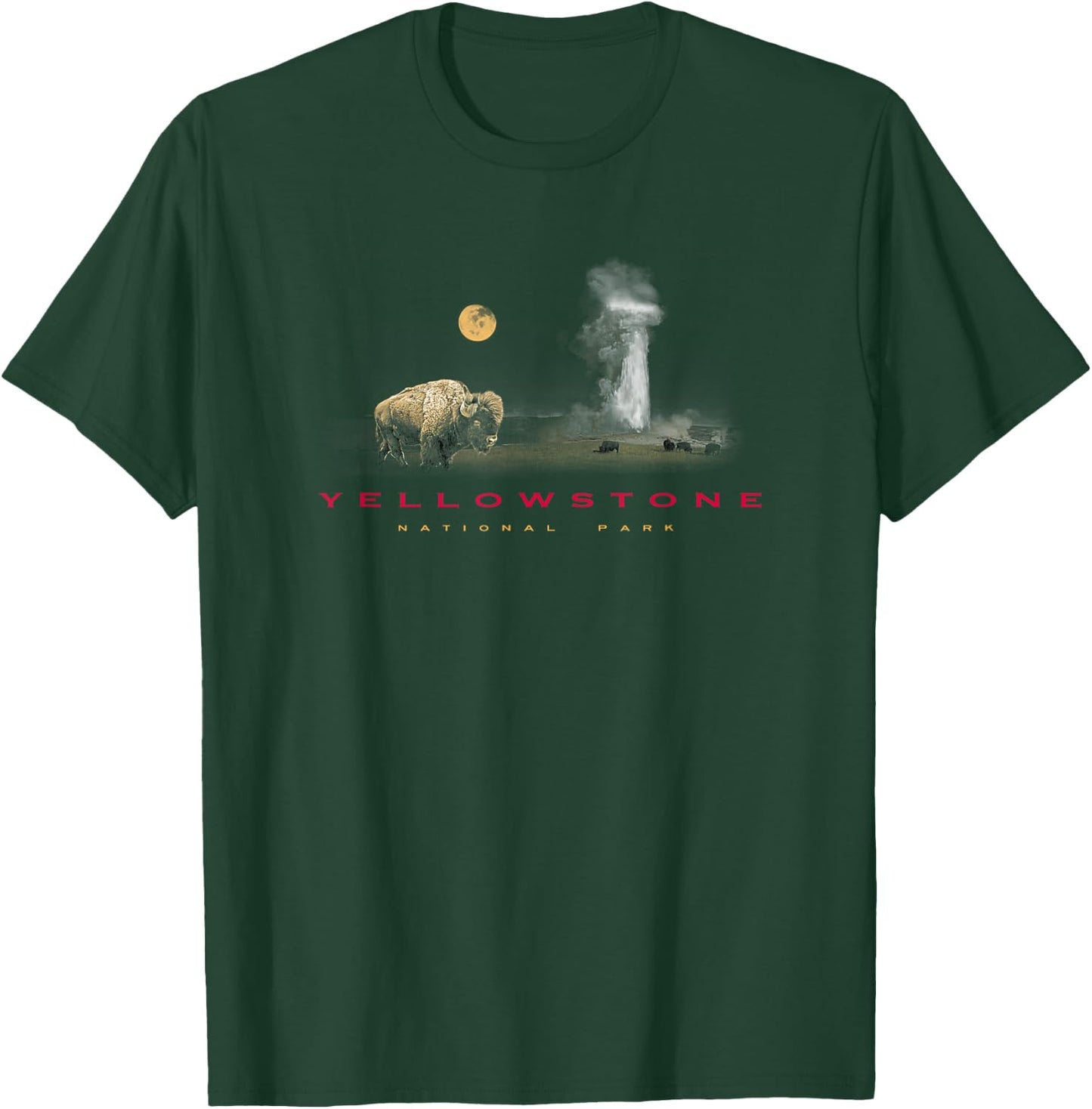 Yellowstone National Park Vintage T-Shirt - T-Shirt | Forest