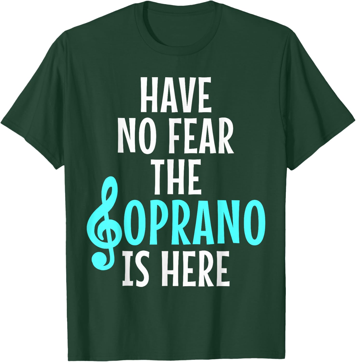 Soprano Choir Singer T-Shirt - T-Shirt | Forest