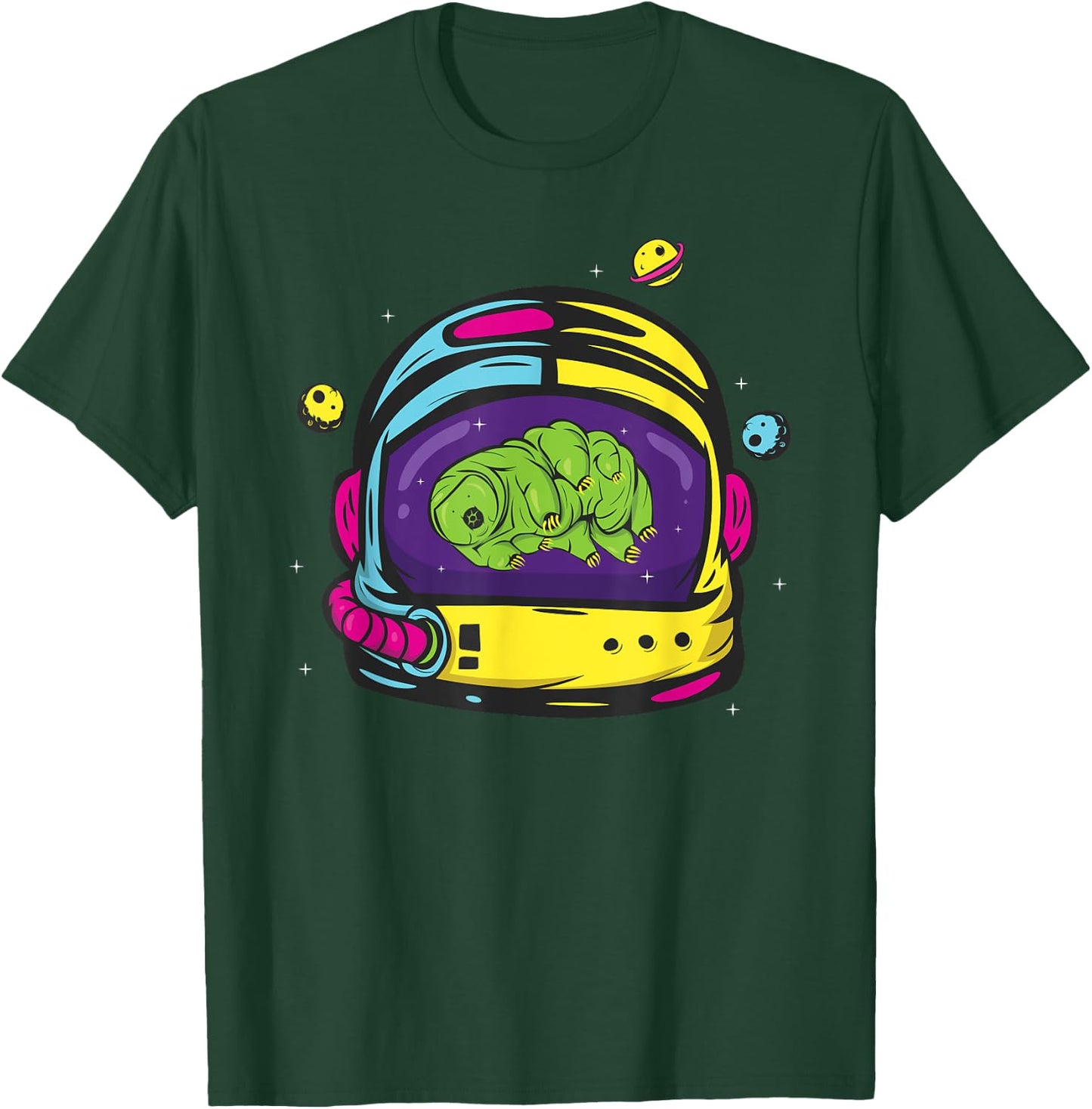 Tardigrade In Space Water Bear Microbiologist T-Shirt - T-Shirt | Forest