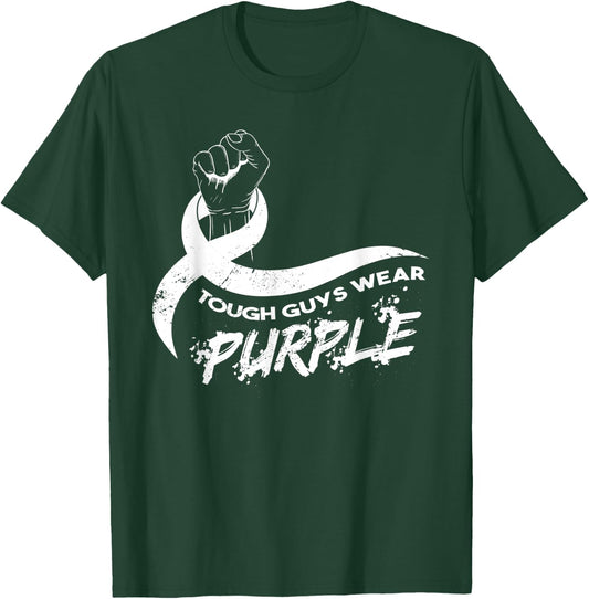 Tough Guys Wear Purple T-Shirt - T-Shirt | Forest