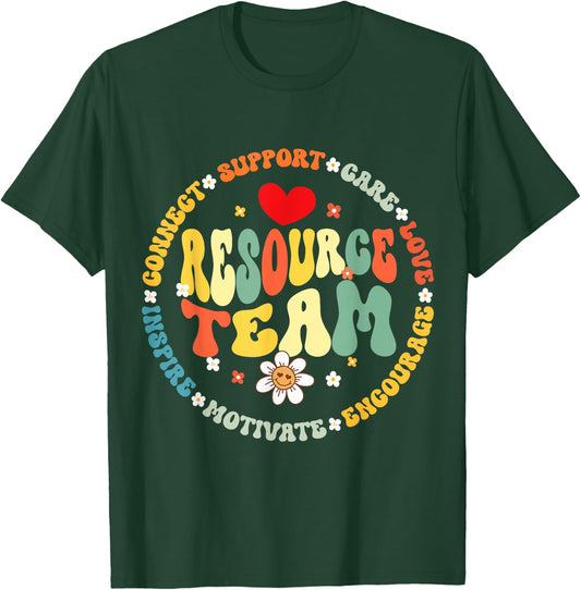 Resource Teacher Team Special Education IEP Teaching Squad T-Shirt - T-Shirt | Forest