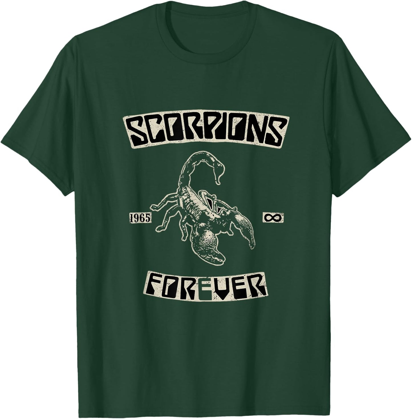 Official Scorpions Forever Since 1965 Black T-Shirt - T-Shirt | Forest
