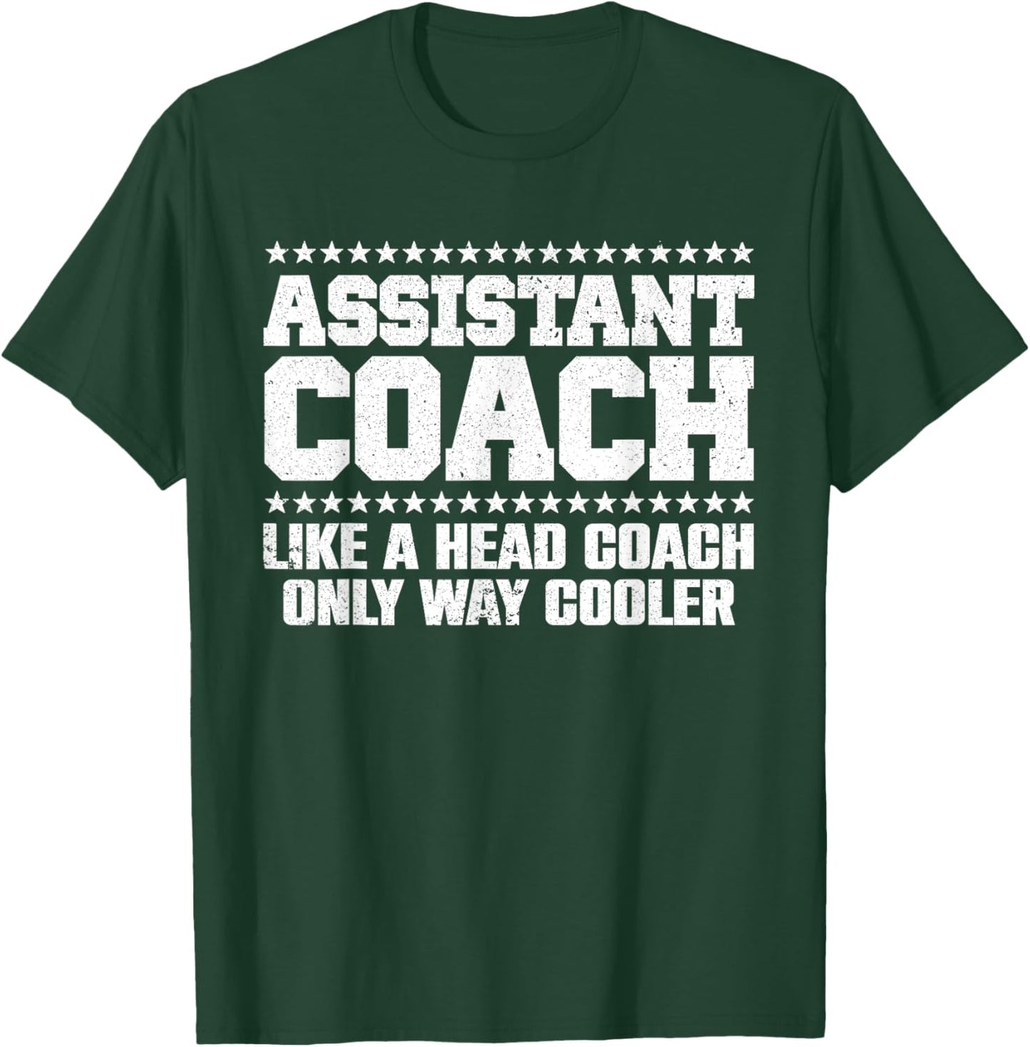 Cool Assistant Coach Women Tennis Softball Coaches T-Shirt - T-Shirt | Forest