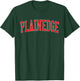 Vintage Plainedge NY Distressed Red Varsity Style T-Shirt - T-Shirt | Forest