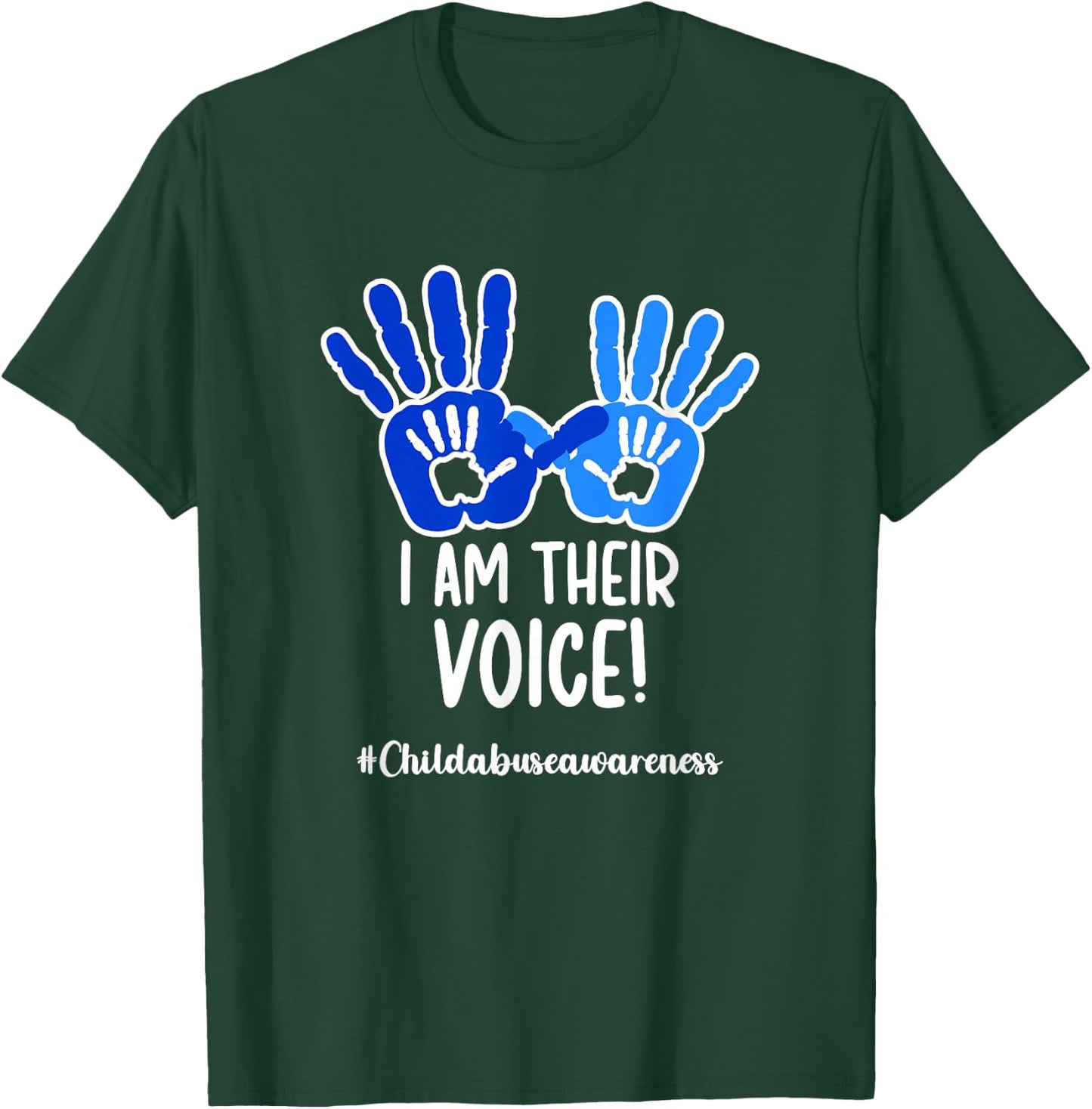 Child Abuse Prevention Month Child Abuse Awareness T-Shirt - T-Shirt | Forest