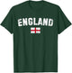 England Flag Vintage | Men Women Kids | England T-Shirt - T-Shirt | Forest
