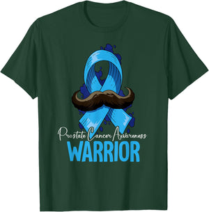 Warrior Prostate Cancer Awareness T-Shirt - T-Shirt | Forest