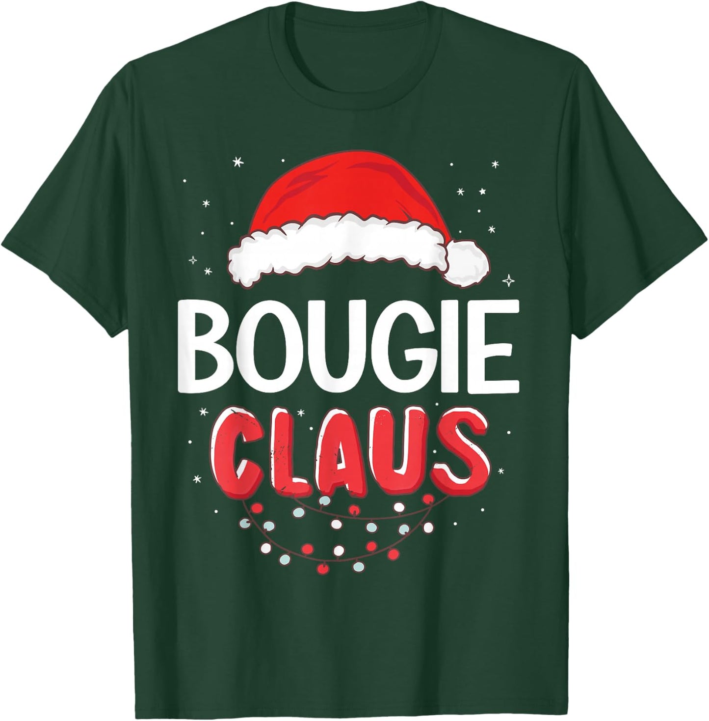 Bougie Santa Claus Christmas Matching Costume T-Shirt - T-Shirt | Forest
