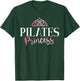 Pilates Gifts Women's Princess Yoga , Black, Small, Short Sleeve, , Lace, Cotton 60% Polyester 40% T-Shirt - T-Shirt | Forest