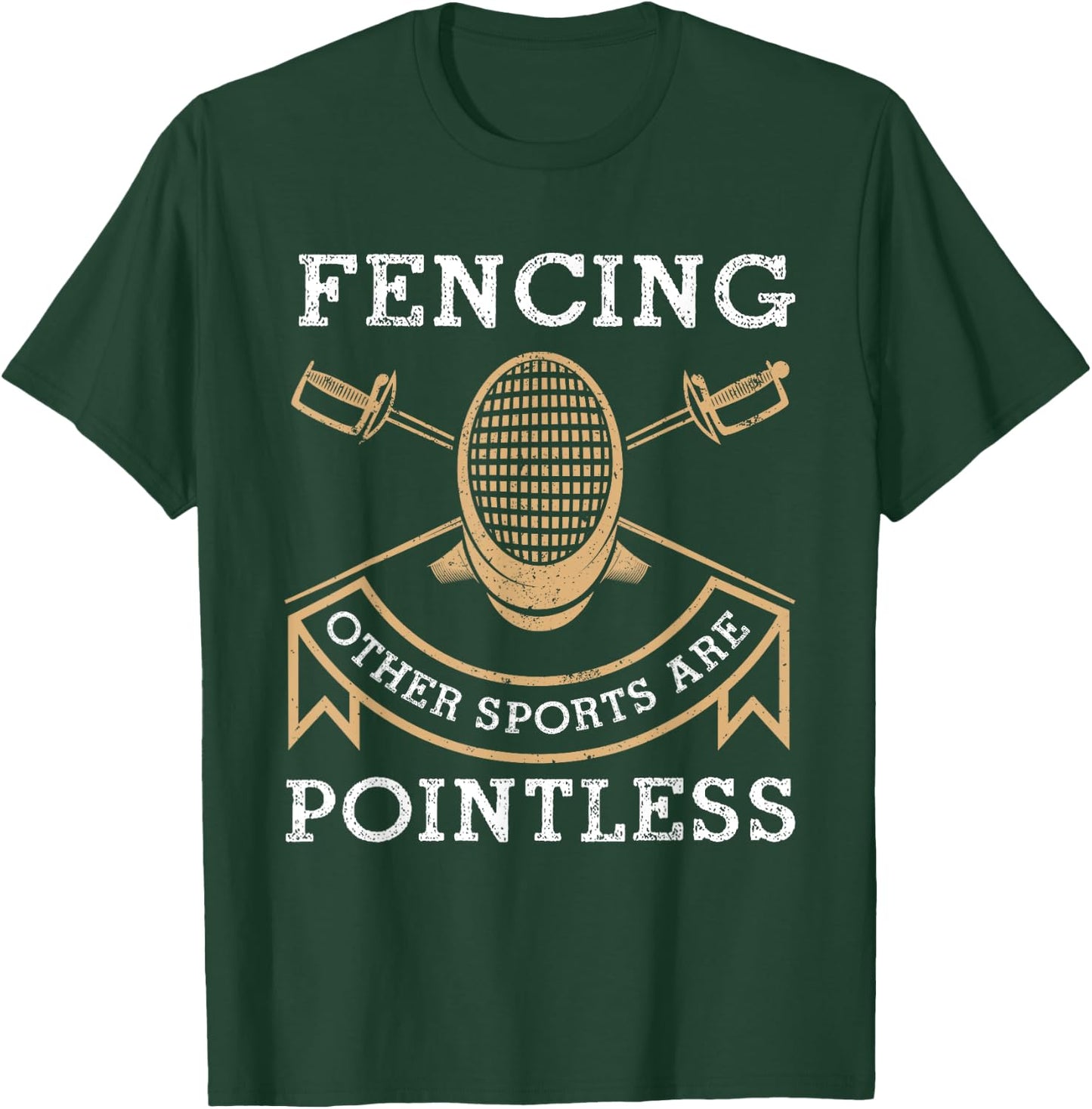 Funny Fencing Design Women Kids Fencing Sport Fencer T-Shirt - T-Shirt | Forest