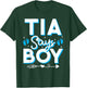 Tia Says Boy Gender Reveal Party Family Team Blue 2024 T-Shirt - T-Shirt | Forest