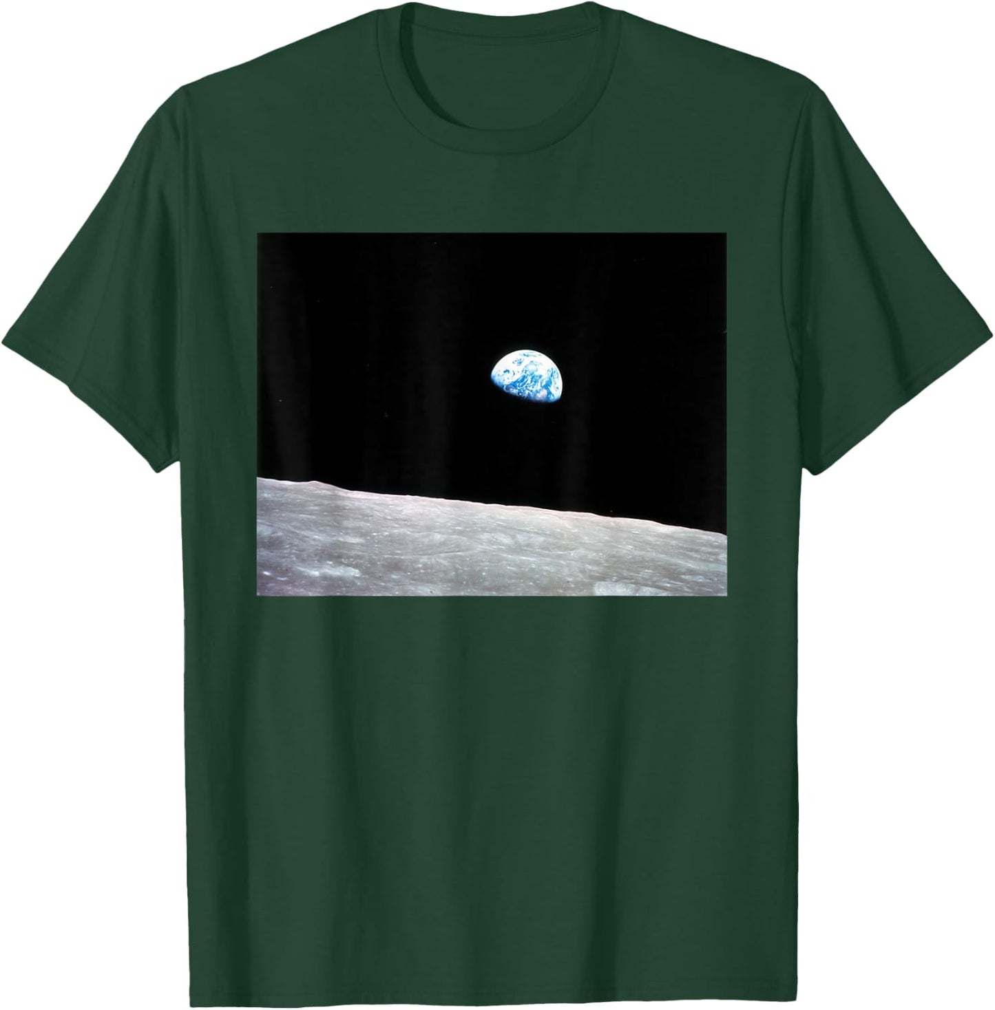 Earthrise - On The Moon Earth From Space T-Shirt - T-Shirt | Forest