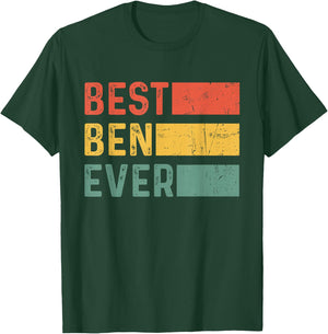 Funny Christmas Birthday Gift Ben - Best Ben Ever T-Shirt - T-Shirt | Forest