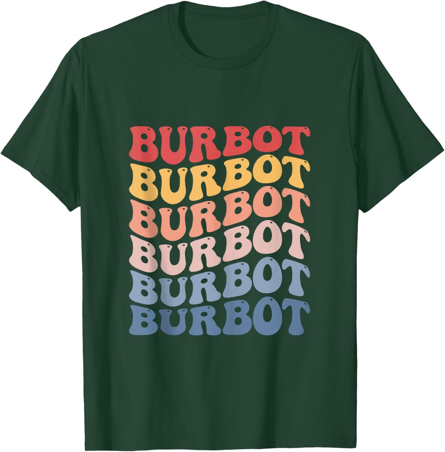 Burbot Groovy Retro Fish T-Shirt - T-Shirt | Forest