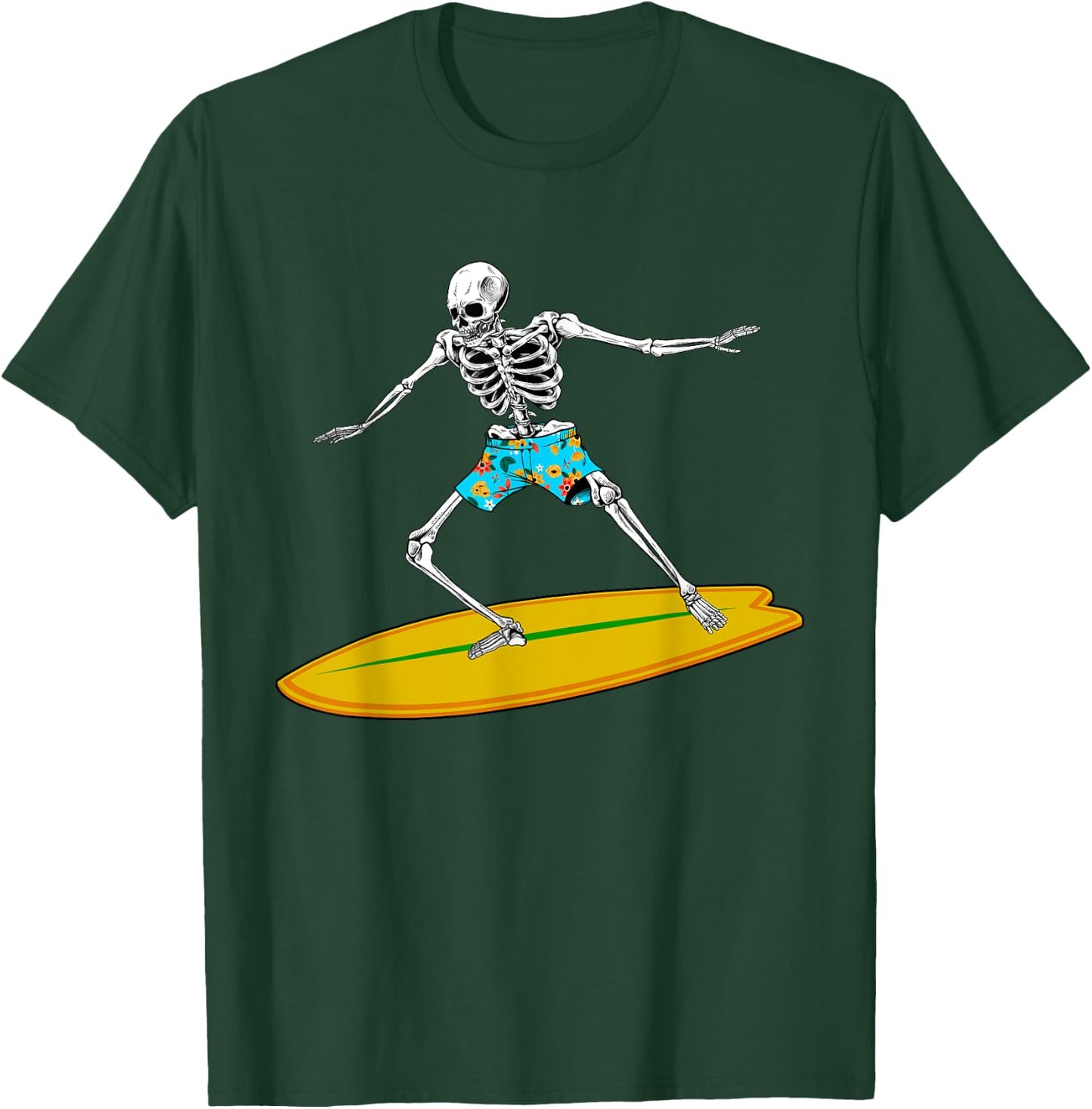 Cool Surfing Art Women Surfboard Surf Coach Surfer T-Shirt - T-Shirt | Forest