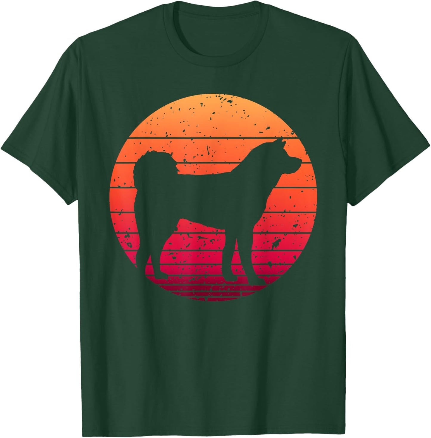 Cute Akita Art Women Akita Inu Breed Dog Lovers T-Shirt - T-Shirt | Forest