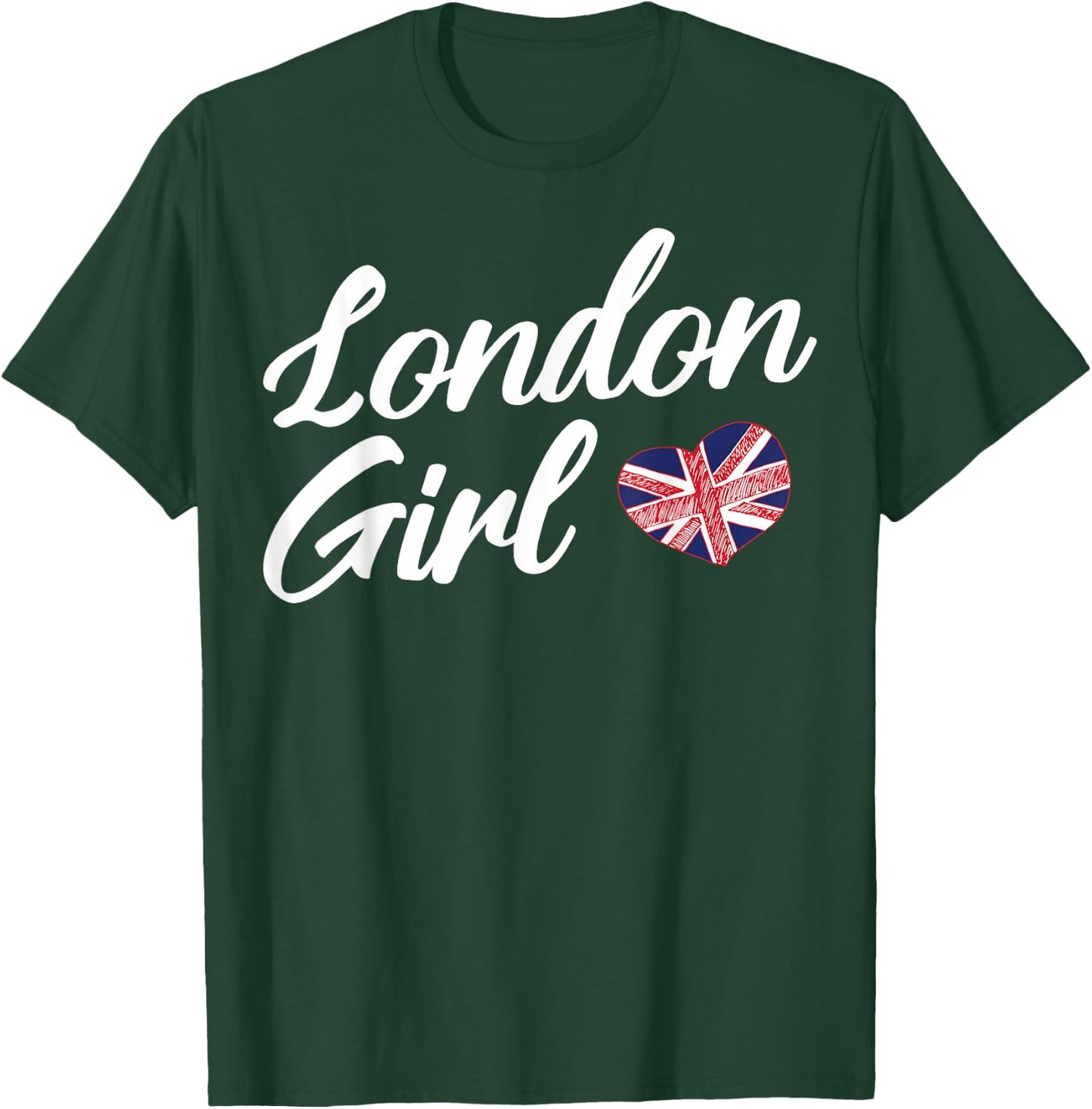 London Girl United Kingdom London T-Shirt - T-Shirt | Forest