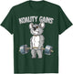 Koality Gains Koala Gym Bodybuilding T-Shirt - T-Shirt | Forest