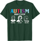 Autism Didn't Stop Famous People Autism Awareness T-Shirt - T-Shirt | Forest