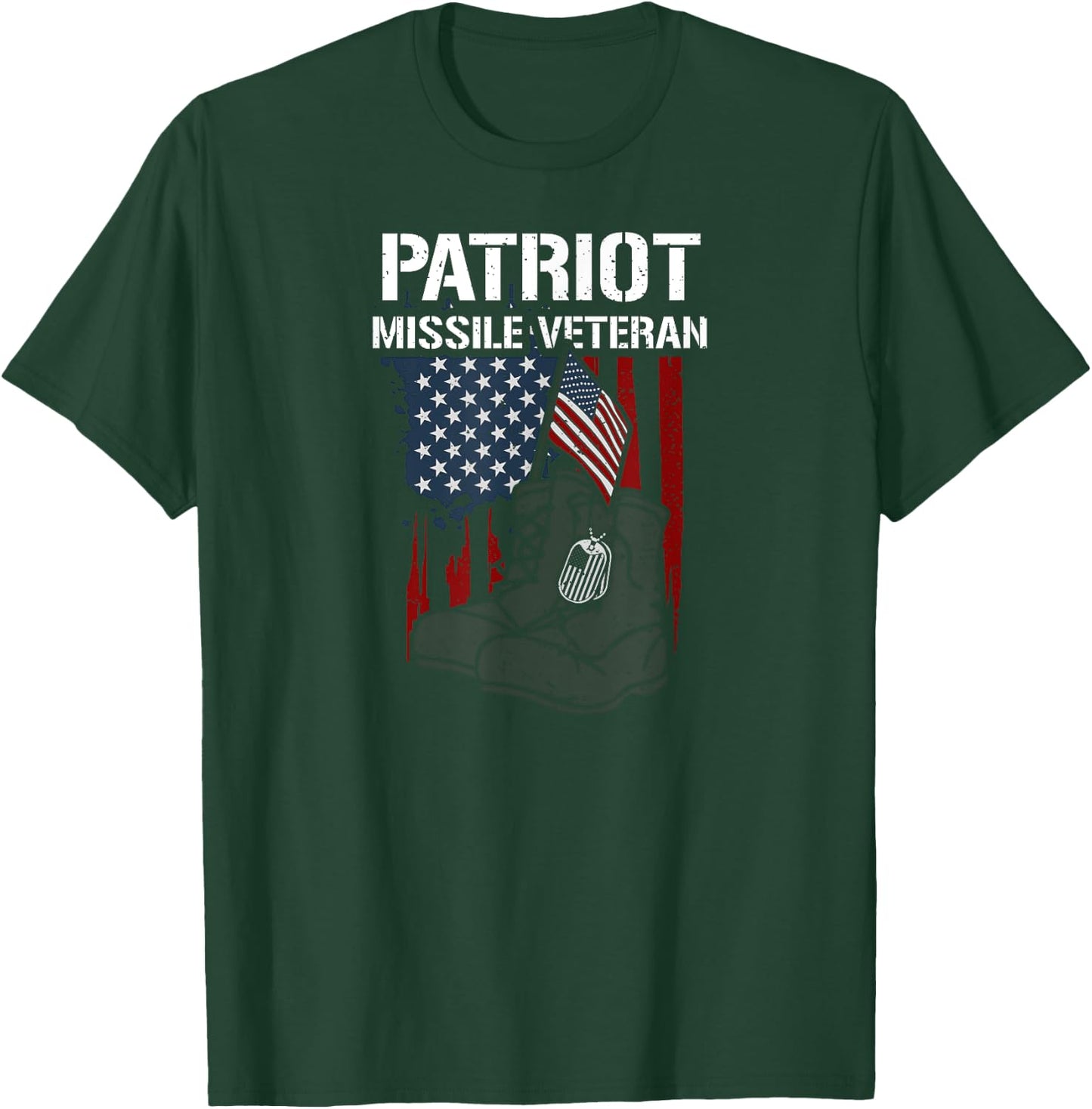 Honor: Patriot Missile Veteran - Memorial Day T-Shirt - T-Shirt | Forest