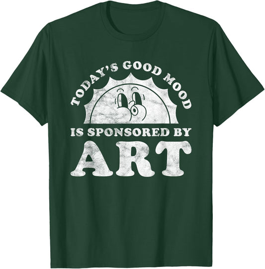 Funny Cute Retro Vintage Art or Art Teacher T-Shirt - T-Shirt | Forest