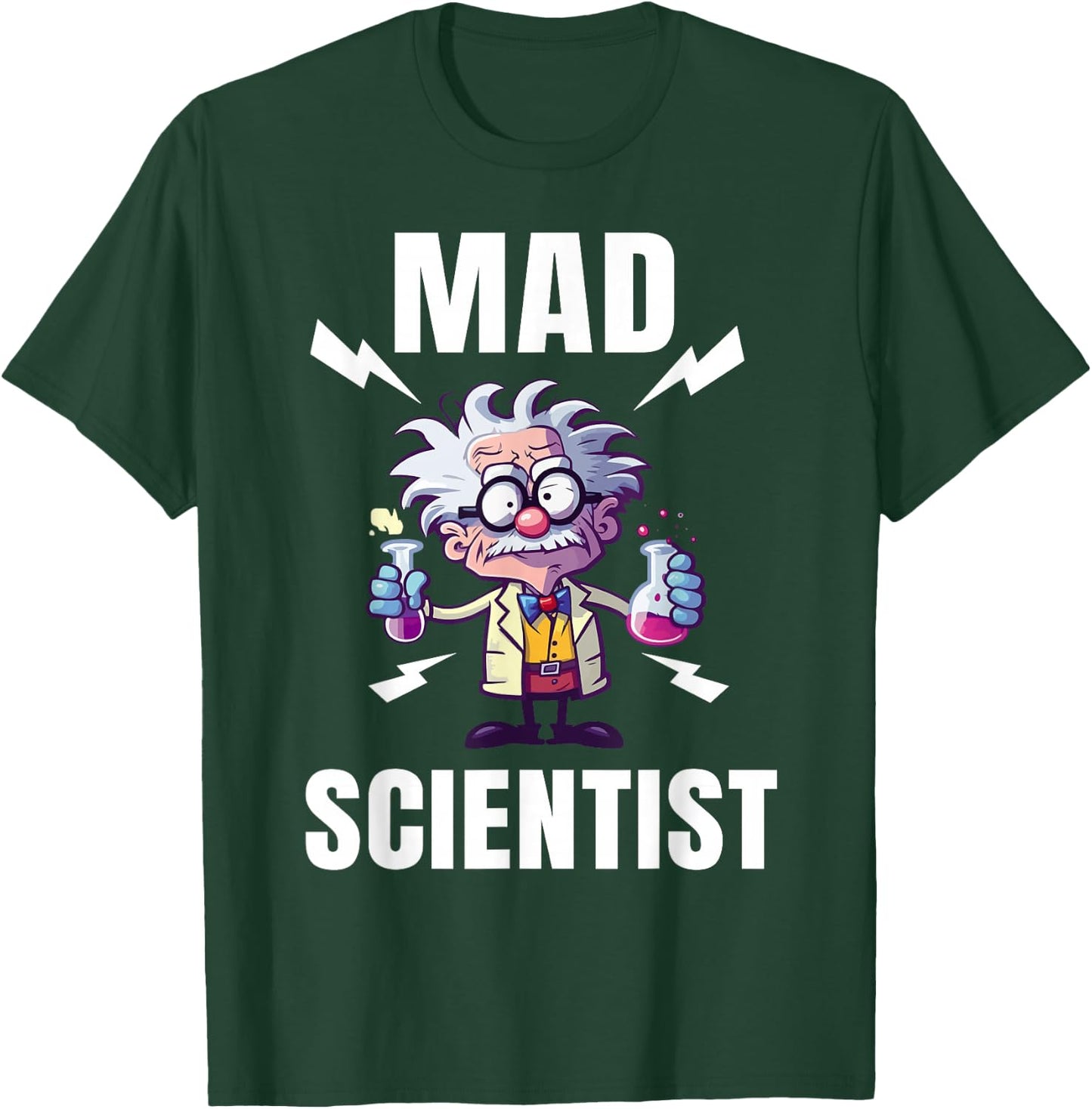 Mad Scientist Shirt Kids Toddler Boys Girls Child Science T-Shirt - T-Shirt | Forest