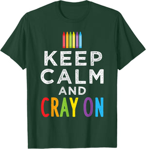 Cray On Coloring Book Crayon Design T-Shirt - T-Shirt | Forest