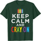 Cray On Coloring Book Crayon Design T-Shirt - T-Shirt | Forest
