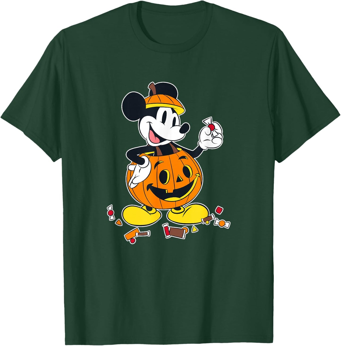 Disney Mickey And Friends Halloween Mickey Pumpkin Costume T-Shirt - T-Shirt | Forest