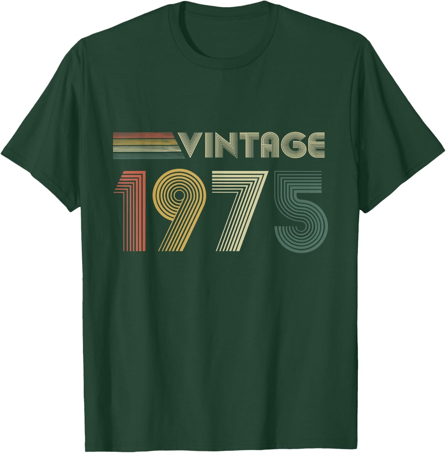 Vintage 1975, 1975 Birthday, 1975 T-Shirt - T-Shirt | Forest