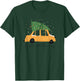 Minimalistic NYC Yellow Cab Christmas Tree on Car T-Shirt - T-Shirt | Forest