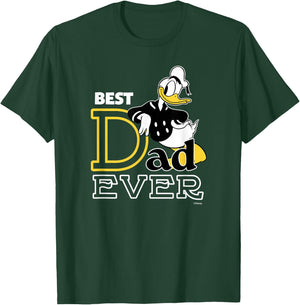 Disney Donald Duck Best Dad Ever Family Trip Father's Day T-Shirt - T-Shirt | Forest